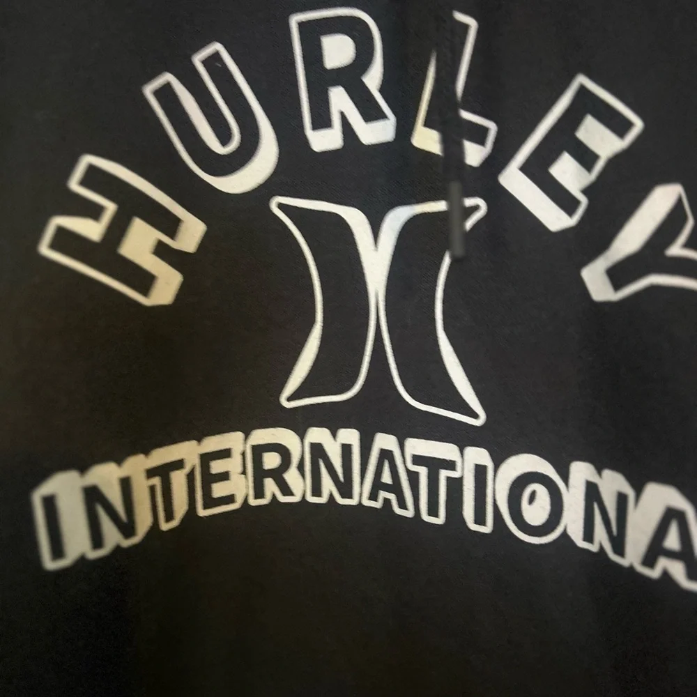 NWT Hurley Men's Black Hoodie Large